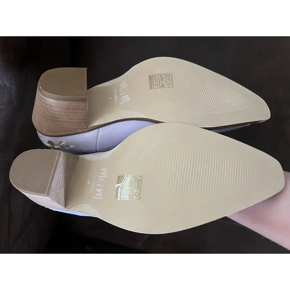 Mi.im Corral botanical Embroidered Lavender Western Boots Brand New Size 9 - Picture 8 of 9